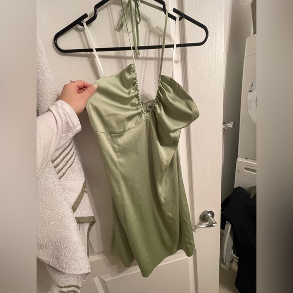 Aritzia green mini dress - Picture 2 of 4
